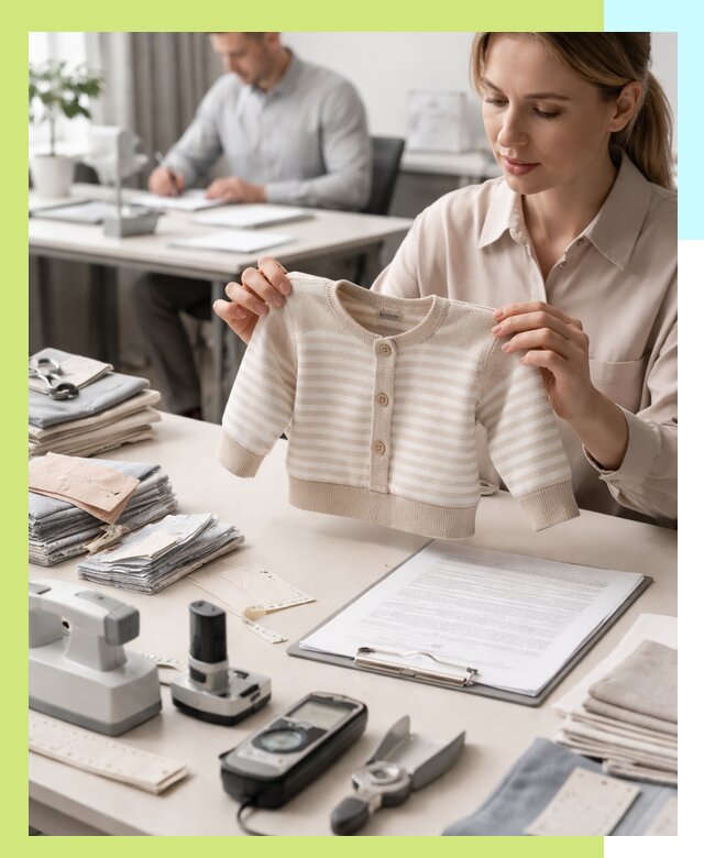 Сертификация детской одежды и текстильных изделий в Курске