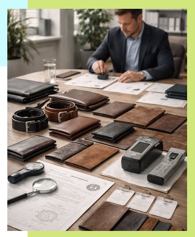 Сертификация кожаных изделий в Курске от 12509 р. | Алешин-Кус