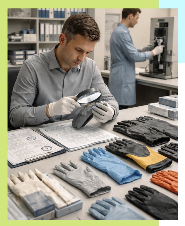 Сертификация перчаток и средств защиты продукции в Курске