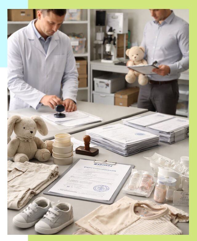 Сертификация детских товаров в Курске от 15636 р. | Алешин-Кус