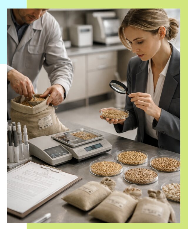 Сертификация зерна в Курске по цене от 15636 р. | Алешин-Кус