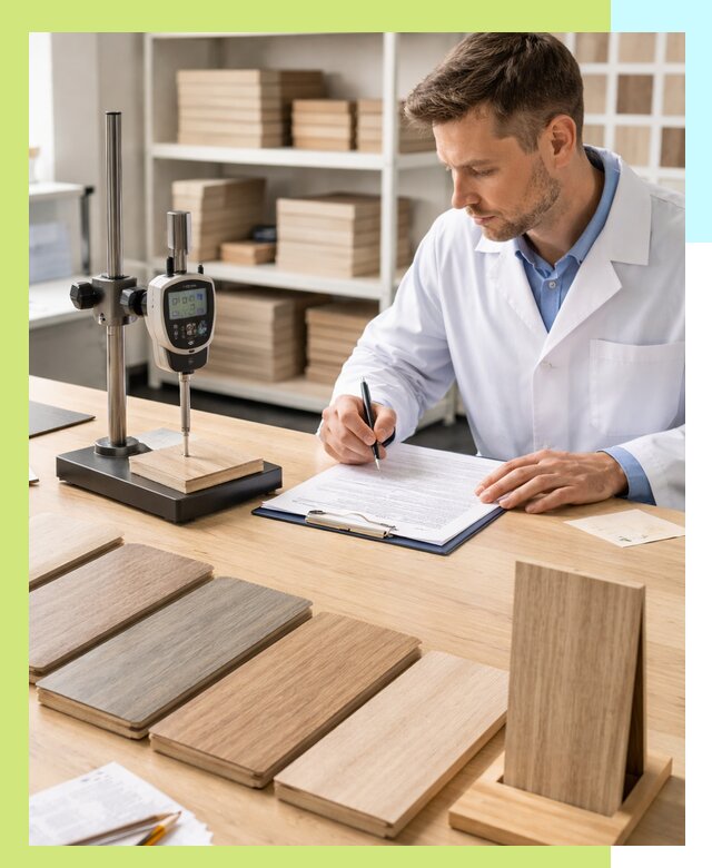 Сертификация ламината с испытаниями и оформлением документов в Курске