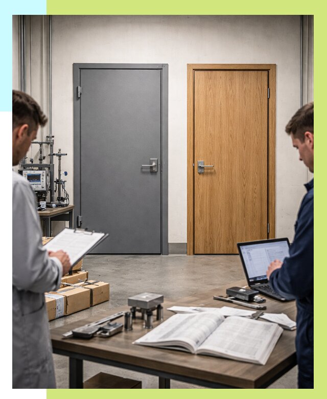 Сертификация дверей в Курске от 8339 р. под ключ | Алешин-Кус