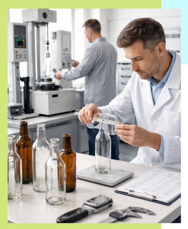 Сертификация стеклянных бутылок и сопутствующей упаковки в Курске