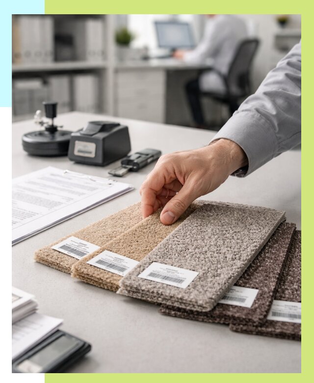 Сертификация ковролина в Курске от 15636 р., Алешин-Кус