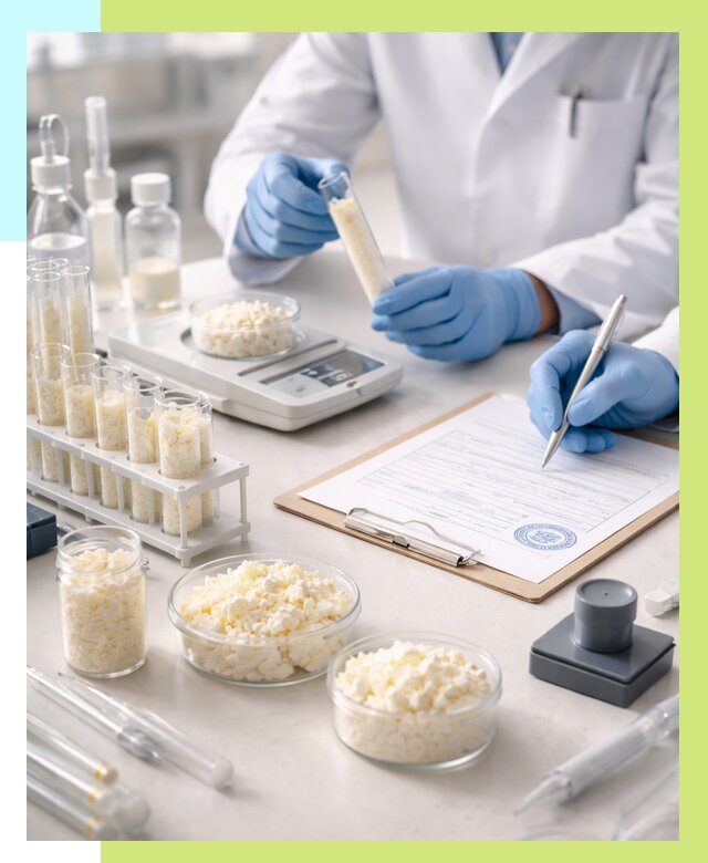 Сертификация творога в Курске от 12509 р. под ключ | Алешин-Кус