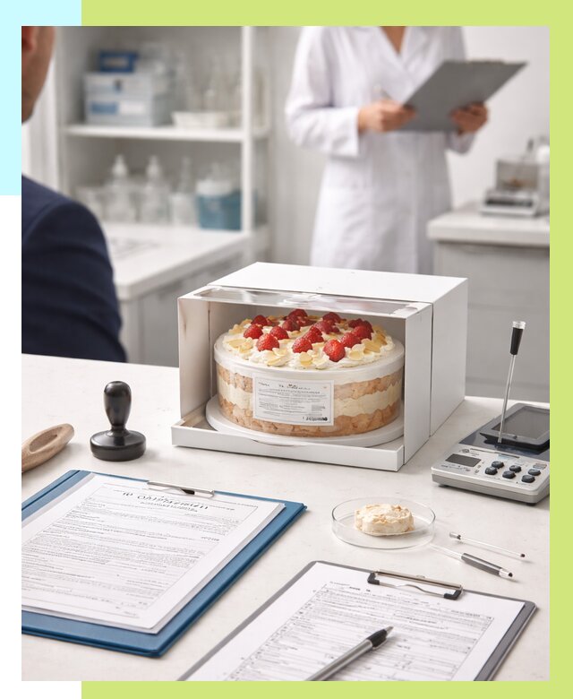 Сертификация тортов в Курске от 9382 р. заказать | Алешин-Кус