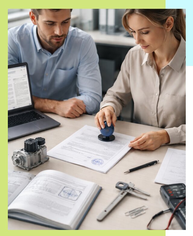 Выдача паспорта изделия и техническая экспертиза продукции в Курске