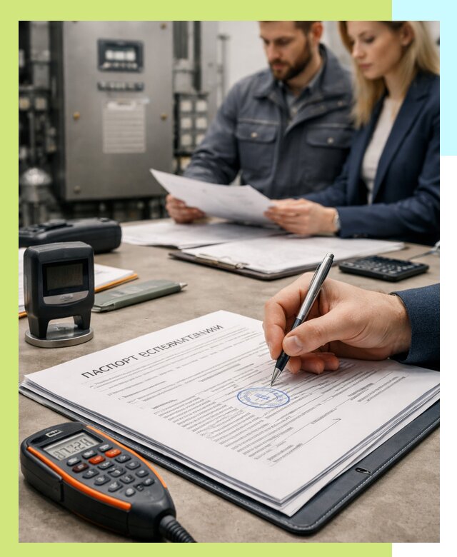 Оформление паспорта эксплуатации оборудования в Курске