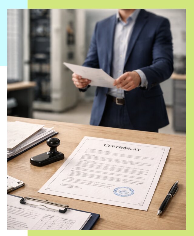 Сертификат на оборудование в Курске от 15636 р. | Алешин-Кус