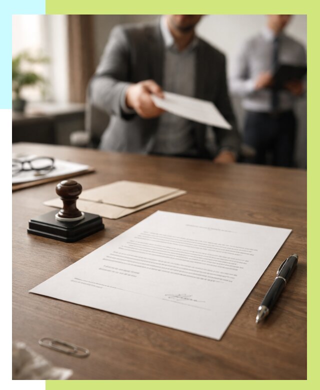 Отказное письмо по сертификации в Курске от 3648 р. | Алешин-Кус