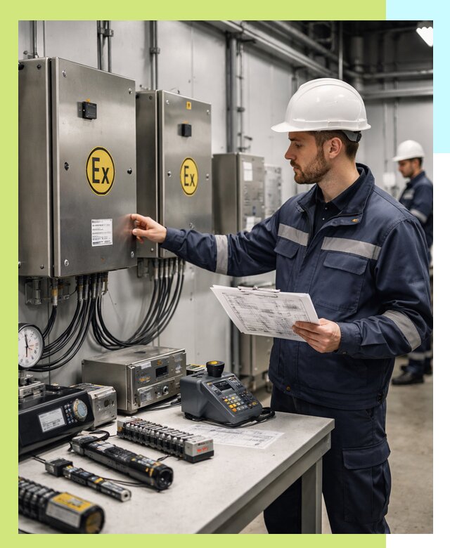 Сертификат взрывозащиты промышленного оборудования в Курске