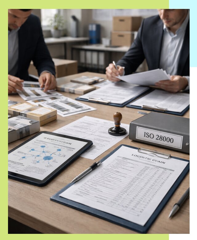 Получение сертификата ISO 28000 по безопасности цепи поставок в Курске