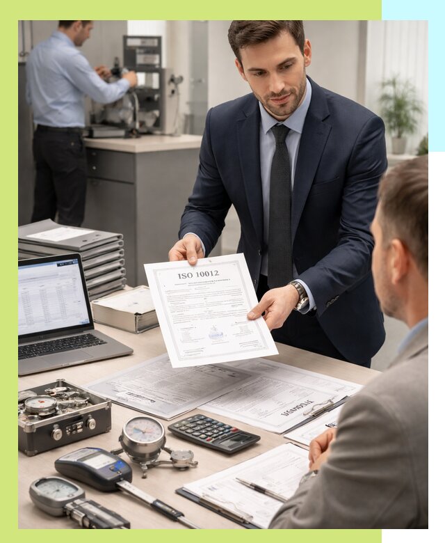 Выдача сертификата ISO 10012 по требованиям метрологии в Курске