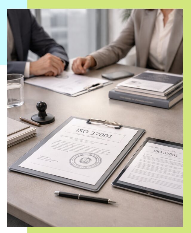 Сертификат ISO 37001 в Курске оформить от 125088 р. Алешин-Кус